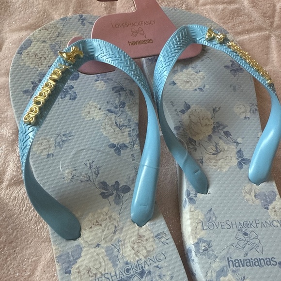 LoveShackFancy x Havaianas Sandals size 9/10 - Picture 6 of 6